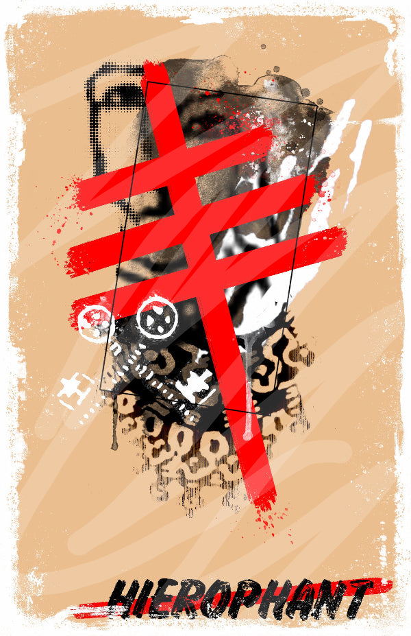 B5 - The Hierophant print